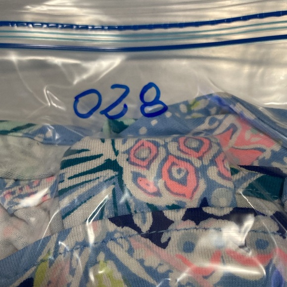 Lilly Pulitzer Dress Jessalynne Wrap Romper Blue Peri Lapis Lanterns Medium - Picture 16 of 16